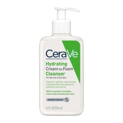 CeraVe Hydrating Cream-to-Foam Cleanser 236ml