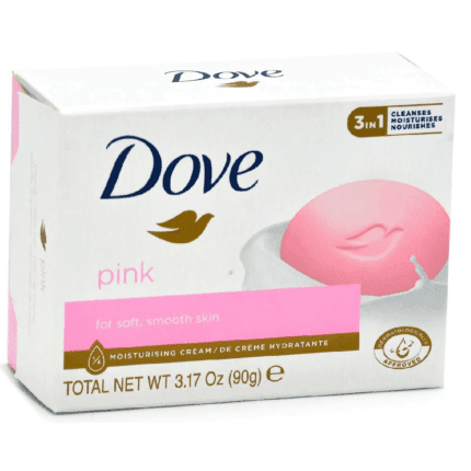 dove soap pink