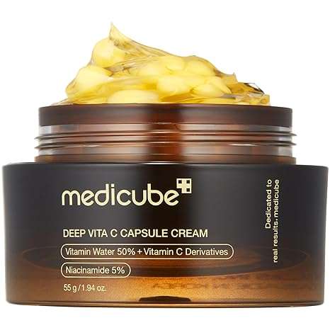 71bIhntljOL._SX466_ medicube Deep Vitamin C Golden Capsule Face Moisturizer - Image 1